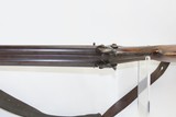 1800s ENGRAVED Antique German Percussion Back Action SxS 16 Gauge Shotgun
Mid-1800s Double Barrel Fowling Gun - 10 of 17