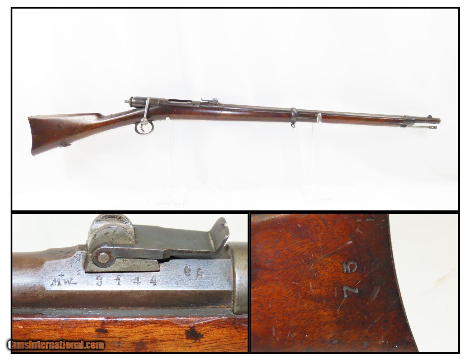 SCARCE Antique SWISS VETTERLI Model 1870 10.4mm Rimfire CADET TRAINING ...