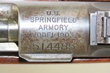 c1912 WWI SPRINGFIELD Model 1903 .30-06 SPRG Bolt Action Rifle Infantry C&R Infantry Rifle Made in 1912 at the Springfield Armory - 9 of 19