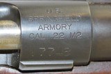 c1942 mfr. U.S. SPRINGFIELD ARMORY M2 Model .22 LR Army TRAINING Rifle C&R
World War II Era TRAINING Rifle Made in 1942 - 9 of 19