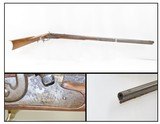 WEST VIRGINIA Antique SAMUEL TODD SHERWOOD.34 Caliber Percussion LONG RIFLES.T.S SIGNED W. VIRGINIA Long Rifle! - 1 of 18