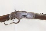 PERIOD CHOPPED Antique WINCHESTER Model 1873 Lever Action 44-40 SHORT RIFLE - 17 of 20