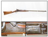 Unique HEAVY OCTAGONAL BARREL SPRINGFIELD Model 1873 “Buffalo Rifle” .45-70 Commercial Conversion Single Shot Hunting Rifle - 1 of 19