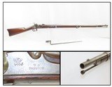 CIVIL WAR Antique U.S. TRENTON, NEW JERSEY Contract Model 1861 Rifle-Musket TRENTON LOCOMOTIVE & MACHINE Co. Rifle w/ BAYONET - 1 of 24
