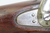 CIVIL WAR Antique U.S. TRENTON, NEW JERSEY Contract Model 1861 Rifle-Musket TRENTON LOCOMOTIVE & MACHINE Co. Rifle w/ BAYONET - 7 of 24