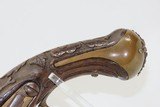 LARGE 1821 Dated Antique SPANISH MIQUELET .74 Caliber FLINTLOCK Belt Pistol
Miquelet Flintlock with DEEP RELIEF CARVED STOCK - 17 of 20