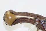 LARGE 1821 Dated Antique SPANISH MIQUELET .74 Caliber FLINTLOCK Belt Pistol
Miquelet Flintlock with DEEP RELIEF CARVED STOCK - 3 of 20