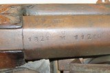 LARGE 1821 Dated Antique SPANISH MIQUELET .74 Caliber FLINTLOCK Belt Pistol
Miquelet Flintlock with DEEP RELIEF CARVED STOCK - 14 of 20