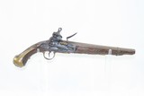 LARGE 1821 Dated Antique SPANISH MIQUELET .74 Caliber FLINTLOCK Belt Pistol
Miquelet Flintlock with DEEP RELIEF CARVED STOCK - 2 of 20