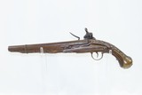 LARGE 1821 Dated Antique SPANISH MIQUELET .74 Caliber FLINTLOCK Belt Pistol
Miquelet Flintlock with DEEP RELIEF CARVED STOCK - 16 of 20
