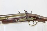 SNAP BAYONET 1810s Antique BRASS BARRELED British Flintlock BLUNDERBUSS
200+ Year Old Close Range Weapon! - 15 of 19