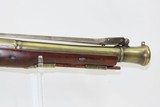 SNAP BAYONET 1810s Antique BRASS BARRELED British Flintlock BLUNDERBUSS
200+ Year Old Close Range Weapon! - 5 of 19