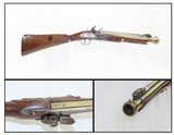 SNAP BAYONET 1810s Antique BRASS BARRELED British Flintlock BLUNDERBUSS
200+ Year Old Close Range Weapon! - 1 of 19