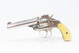 SMITH & WESSON .32 Caliber 4th Model DOUBLE ACTION Top Break C&R REVOLVER
Turn of the Century .32 S&W Conceal & Carry Revolver - 2 of 18