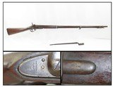 Antique US REMINGTON/FRANKFORD Arsenal MAYNARD M1816/1856 MUSKET Conversion Civil War Tape Primer Update to Flintlock Musket with BAYONET - 1 of 20