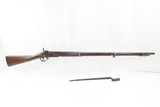 Antique US REMINGTON/FRANKFORD Arsenal MAYNARD M1816/1856 MUSKET Conversion Civil War Tape Primer Update to Flintlock Musket with BAYONET - 2 of 20