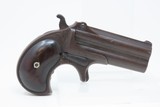 Scarce REMINGTON TYPE I 2nd Variant .41 Cal. Rimfire DOUBLE DERINGER Pistol ENGRAVED Transitional Over/Under Hideout Pistol - 15 of 18