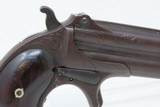 Scarce REMINGTON TYPE I 2nd Variant .41 Cal. Rimfire DOUBLE DERINGER Pistol ENGRAVED Transitional Over/Under Hideout Pistol - 17 of 18