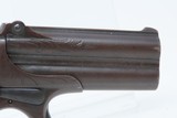 Scarce REMINGTON TYPE I 2nd Variant .41 Cal. Rimfire DOUBLE DERINGER Pistol ENGRAVED Transitional Over/Under Hideout Pistol - 18 of 18