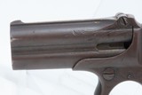 Scarce REMINGTON TYPE I 2nd Variant .41 Cal. Rimfire DOUBLE DERINGER Pistol ENGRAVED Transitional Over/Under Hideout Pistol - 5 of 18