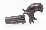 Scarce REMINGTON TYPE I 2nd Variant .41 Cal. Rimfire DOUBLE DERINGER Pistol ENGRAVED Transitional Over/Under Hideout Pistol - 14 of 18