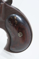 Scarce REMINGTON TYPE I 2nd Variant .41 Cal. Rimfire DOUBLE DERINGER Pistol ENGRAVED Transitional Over/Under Hideout Pistol - 3 of 18