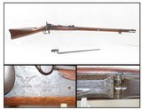 INDIAN WARS Antique SPRINGFIELD Model 1879 Breech Loading TRAPDOOR RifleIn the Original 45-70 GOVT with BAYONET - 1 of 21