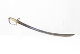 Antique U.S. Pattern NATHANIEL STARR 1813 Contract CAVALRY OFFICER’S Saber
War of 1812 Sword with GOLD ACCENTS & SCABBARD - 3 of 16
