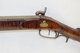 VA Long Rifle with 1809 Richmond VIRGINIA MANUFACTORY Lock CONFEDERATE .50
.50 Caliber, Octagonal Barrel, Double Set Triggers - 16 of 19