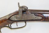 VA Long Rifle with 1809 Richmond VIRGINIA MANUFACTORY Lock CONFEDERATE .50
.50 Caliber, Octagonal Barrel, Double Set Triggers - 4 of 19