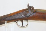 BELGIAN Antique 1840s Short BRASS BARRELED BLUNDERBUSS Coach Pirate NavalDevastating Close Range Weapon! - 4 of 19