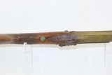 BELGIAN Antique 1840s Short BRASS BARRELED BLUNDERBUSS Coach Pirate NavalDevastating Close Range Weapon! - 12 of 19