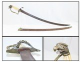 Early-1800s Antique EAGLE POMMEL Militia CAVALRY Sabre SCABBARD Ivory Grip
War of 1812 Vintage Saber - 1 of 12
