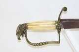 Early-1800s Antique EAGLE POMMEL Militia CAVALRY Sabre SCABBARD Ivory Grip
War of 1812 Vintage Saber - 3 of 12