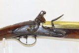 1700s British Antique BRASS BARRELED London Proofed FLINTLOCK BLUNDERBUSS
With Early American Symbolism! - 4 of 19