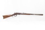 c1883 Antique WINCHESTER Model 1873 Lever Action .44-40 WCF Repeating RIFLE
Full-Length Round Barrel - 14 of 19