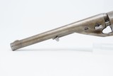 Antiqued Replica CIVIL WAR & WILD WEST COLT 1861 U.S.N. Conversion Revolver .38 Colt Navy Open Top 6-Shooter - 5 of 20
