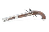 Antique SIMEON NORTH U.S. CONTRACT Model 1819 .54 Caliber FLINTLOCK Pistol
Early American Army & Navy Sidearm - 16 of 19