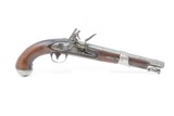 Antique SIMEON NORTH U.S. CONTRACT Model 1819 .54 Caliber FLINTLOCK Pistol
Early American Army & Navy Sidearm - 2 of 19