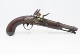 Antique ASA WATERS US Model 1836 .54 Caliber Smoothbore FLINTLOCK Pistol STANDARD ISSUE of the MEXICAN-AMERICAN WAR! - 1 of 18