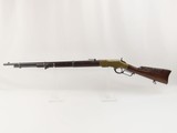 Scarce 1870 Mfg. Winchester “YELLOWBOY” Model 1866 MUSKET .44 HENRY Rimfire SCARCE Lever Action Musket Made in 1870 - 2 of 20