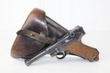 WEIMAR POLICE “1921” Dated LUGER Pistol ReworkWith “1939” Dated Holster by “FISCHER” - 2 of 19