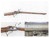 Antique GERMANIC WHEELLOCK Rifle THIRTY YEARS WAR .54 Caliber Stag Antler Handsome Rifle w Stag Accents, Sliding Patchbox & Set Triggers! - 1 of 17