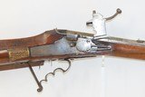 Antique GERMANIC WHEELLOCK Rifle THIRTY YEARS WAR .54 Caliber Stag Antler Handsome Rifle w Stag Accents, Sliding Patchbox & Set Triggers! - 4 of 17