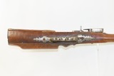 Antique GERMANIC WHEELLOCK Rifle THIRTY YEARS WAR .54 Caliber Stag Antler Handsome Rifle w Stag Accents, Sliding Patchbox & Set Triggers! - 6 of 17