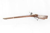 Antique GERMANIC WHEELLOCK Rifle THIRTY YEARS WAR .54 Caliber Stag Antler Handsome Rifle w Stag Accents, Sliding Patchbox & Set Triggers! - 12 of 17