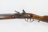 SCARCE Left-Handed Flintlock Long Rifle w/ Antique French Lock .45 Caliber
Great Long Rifle for Lefties! - 4 of 19