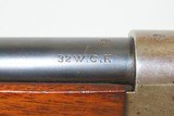 c1898 Antique WINCHESTER Model 1885 LOW WALL .32-20 WCF SINGLE SHOT Rifle With Tang-Mounted Peep Sight! - 7 of 20