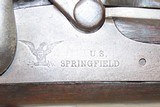 c1875 CUSTER ERA Antique SPRINGFIELD Model 1873 US TRAPDOOR Cavalry CarbineMade the Same Year of the Battle of Little Bighorn - 6 of 21