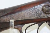 EXQUISITE German Side x Side HAMMER Shotgun by DITTMAR of GERA 12 Gauge 2.5 GORGEOUSLY ENGRAVED Germanic Double! - 11 of 24